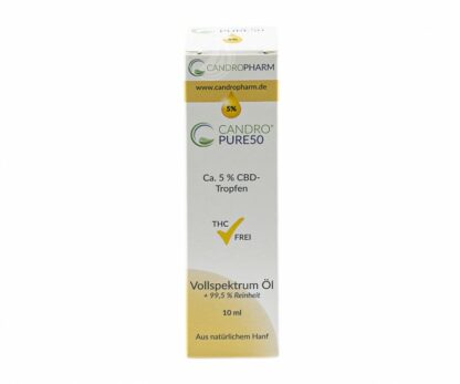 Candropure 50 CBD Öl Vollspektrum 5% - 10 ml