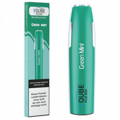 VQUBE plus600 E-Shisha Green Mint